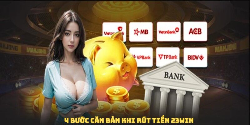 4 bước căn bản khi rút tiền 23WIN