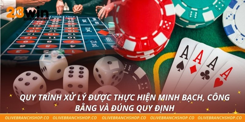 Quy trình xử lý được thực hiện minh bạch, công bằng và đúng quy định